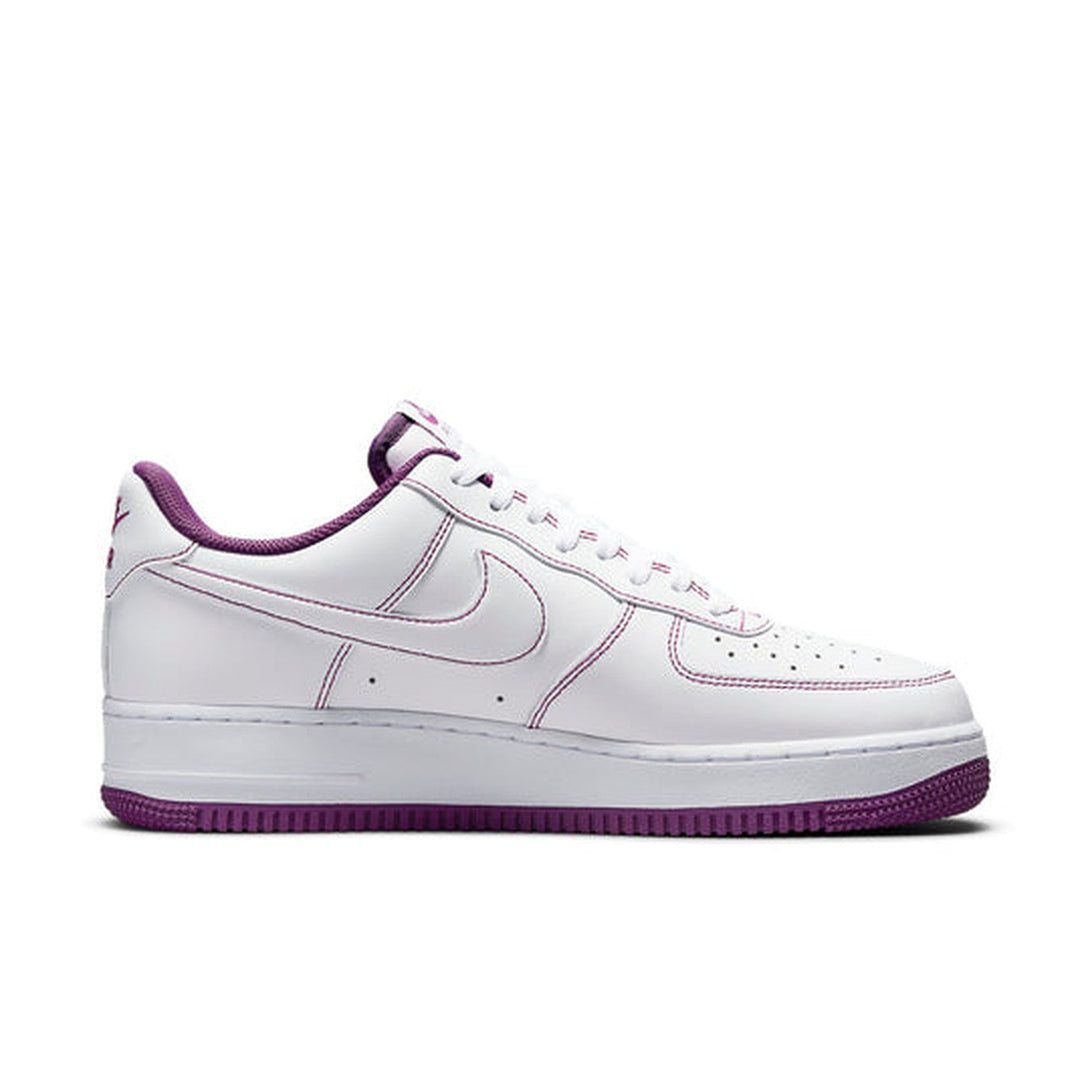 Nike Air Force 1 '07 'Contrast Stitch - White Viotech'- Streetwear Fashion - helmiss.com