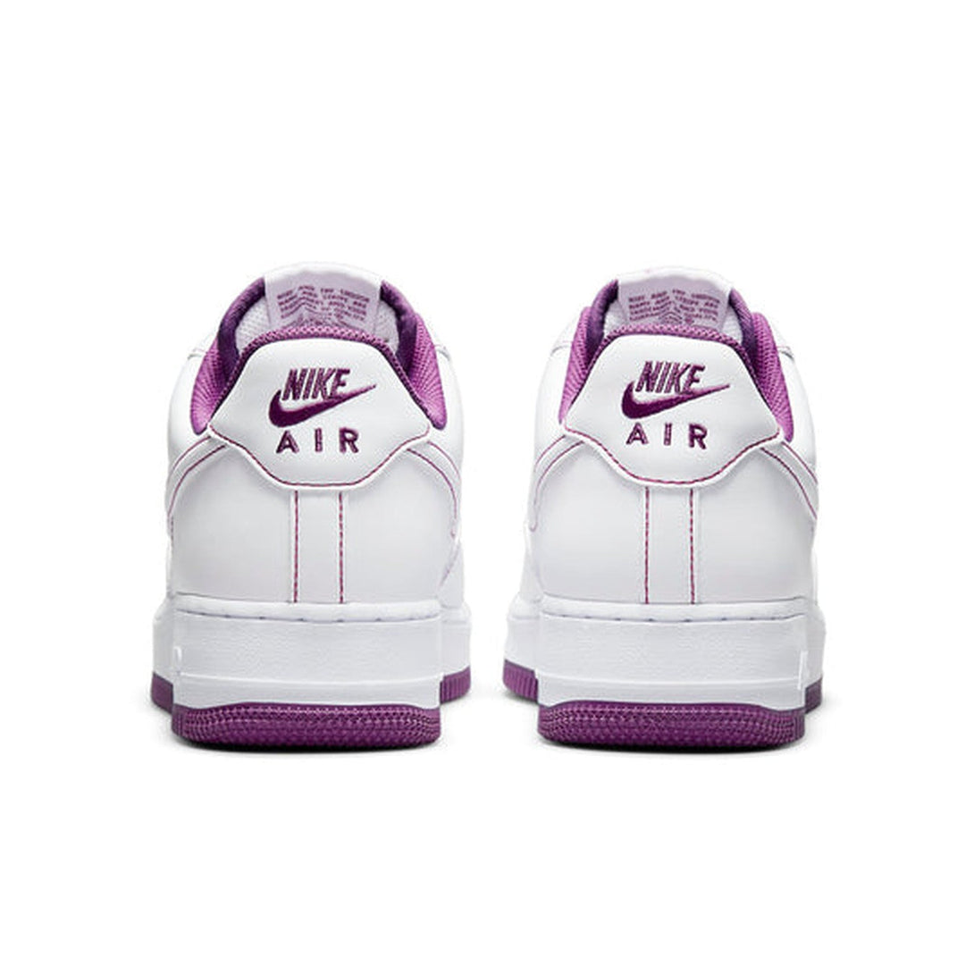 Nike Air Force 1 '07 'Contrast Stitch - White Viotech'- Streetwear Fashion - helmiss.com