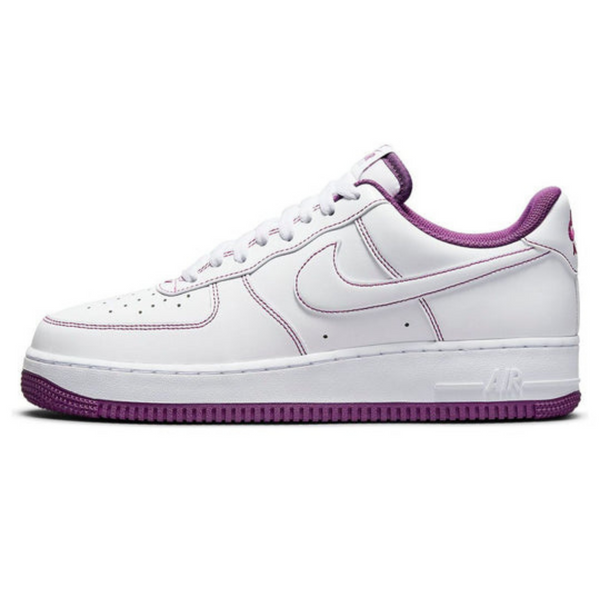 Nike Air Force 1 '07 'Contrast Stitch - White Viotech'- Streetwear Fashion - helmiss.com