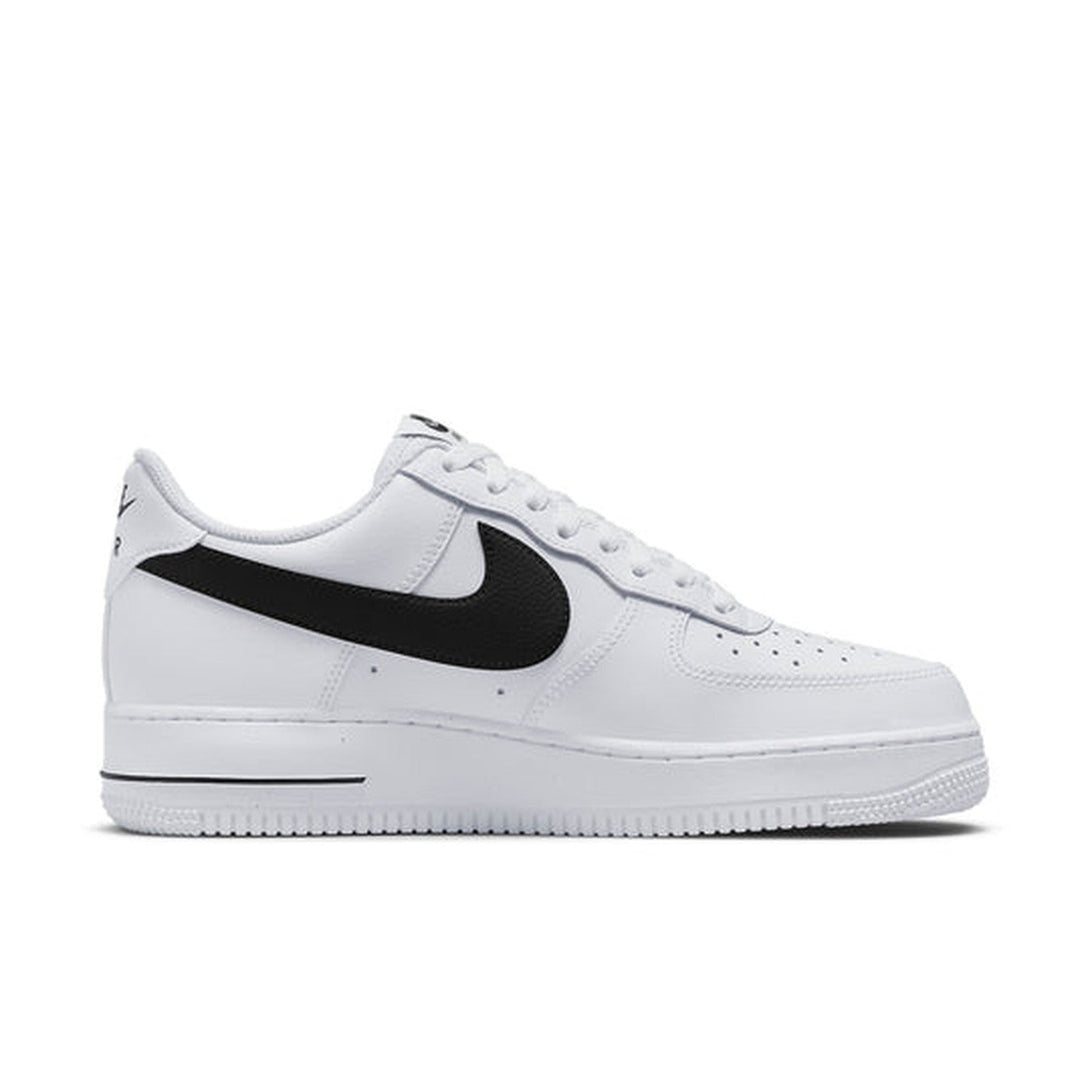 Nike Air Force 1 '07 'Cut Out Swoosh - White Black'- Streetwear Fashion - helmiss.com