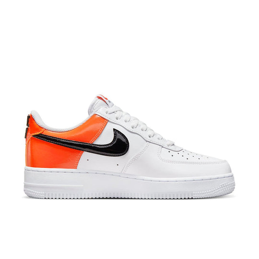 Nike Air Force 1 '07 ESS 'White Black Orange'- Streetwear Fashion - helmiss.com