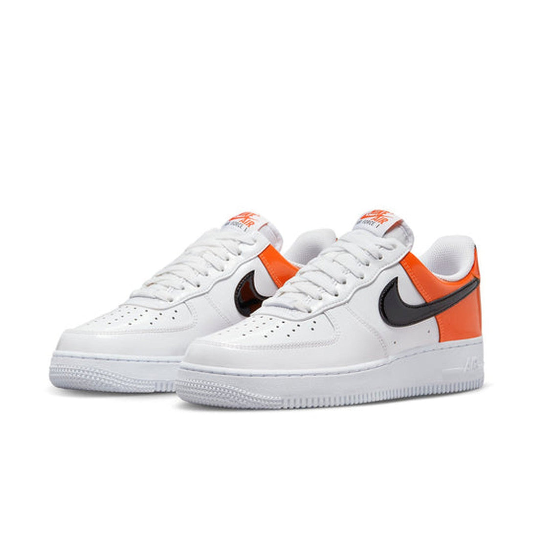 Nike Air Force 1 '07 ESS 'White Black Orange'- Streetwear Fashion - helmiss.com