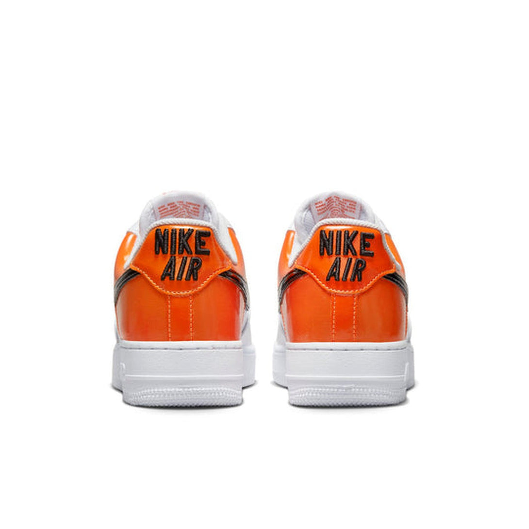 Nike Air Force 1 '07 ESS 'White Black Orange'- Streetwear Fashion - helmiss.com