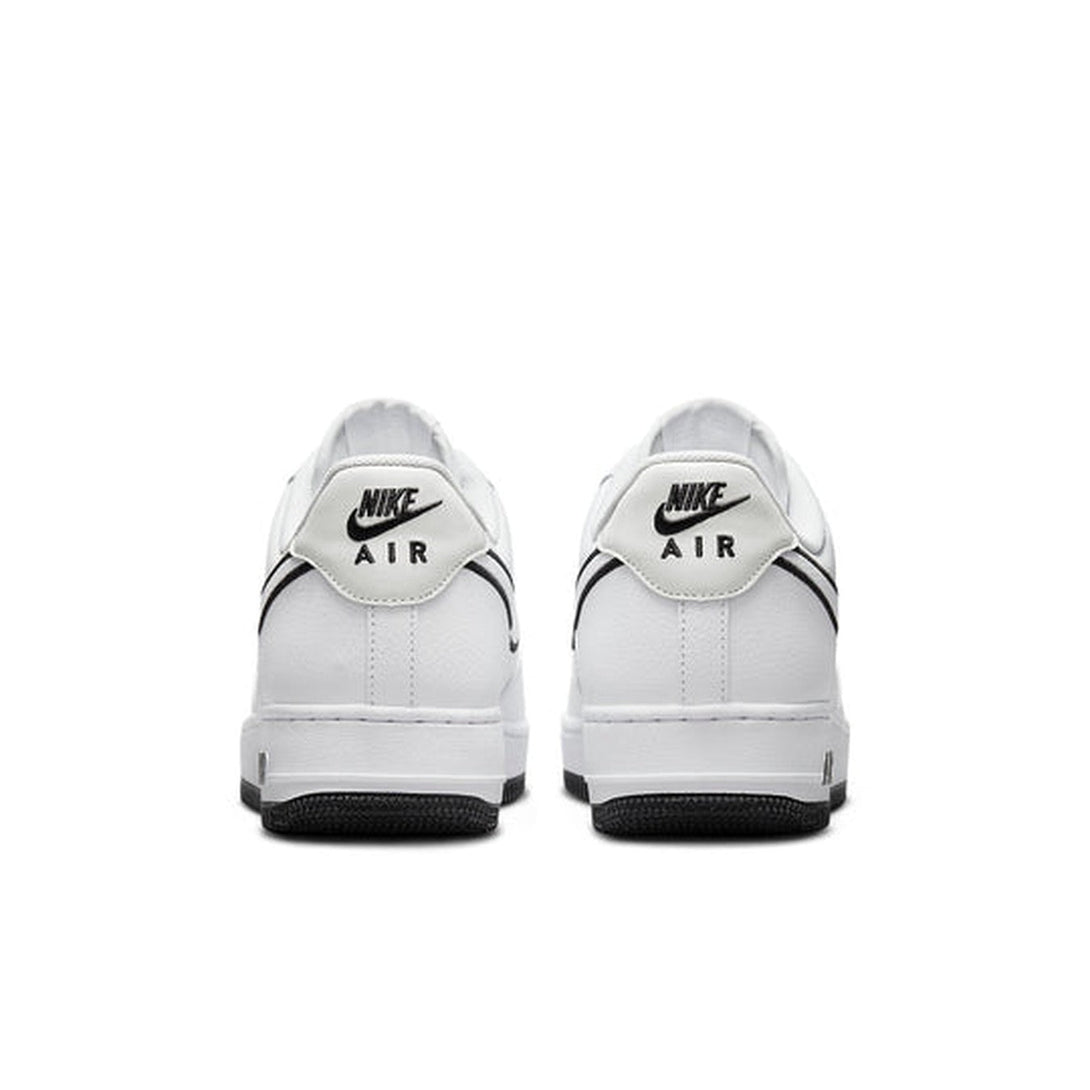 Nike Air Force 1 '07 'Embroidered Swoosh - White Black'- Streetwear Fashion - helmiss.com