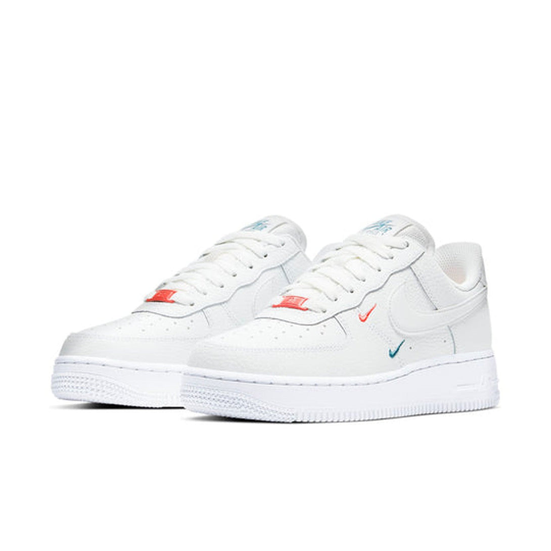 Nike Air Force 1 '07 Essential 'Summit White Solar Red'- Streetwear Fashion - helmiss.com