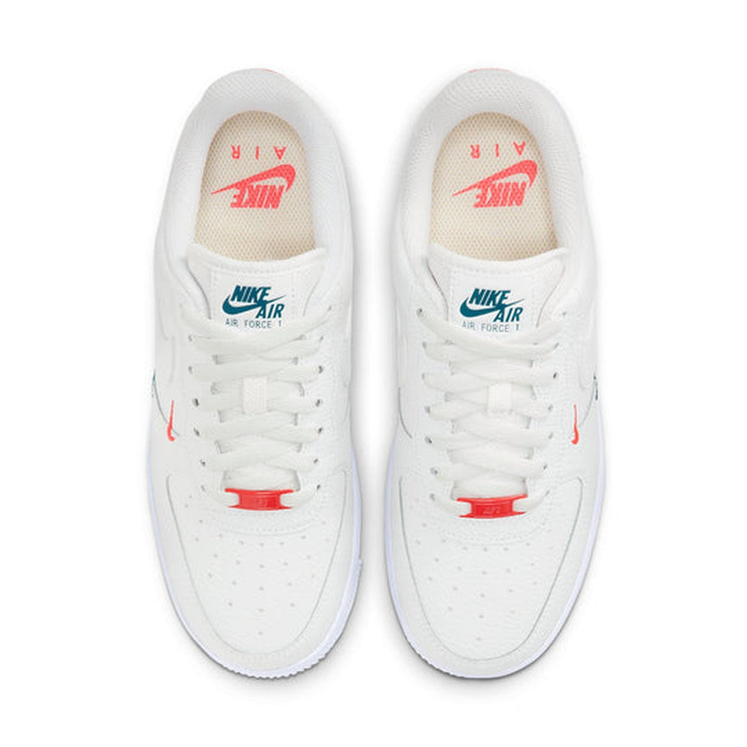 Nike Air Force 1 '07 Essential 'Summit White Solar Red'- Streetwear Fashion - helmiss.com