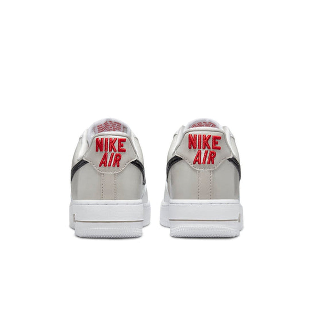 Nike Air Force 1 '07 Essential 'White Iron Ore Patent'- Streetwear Fashion - helmiss.com