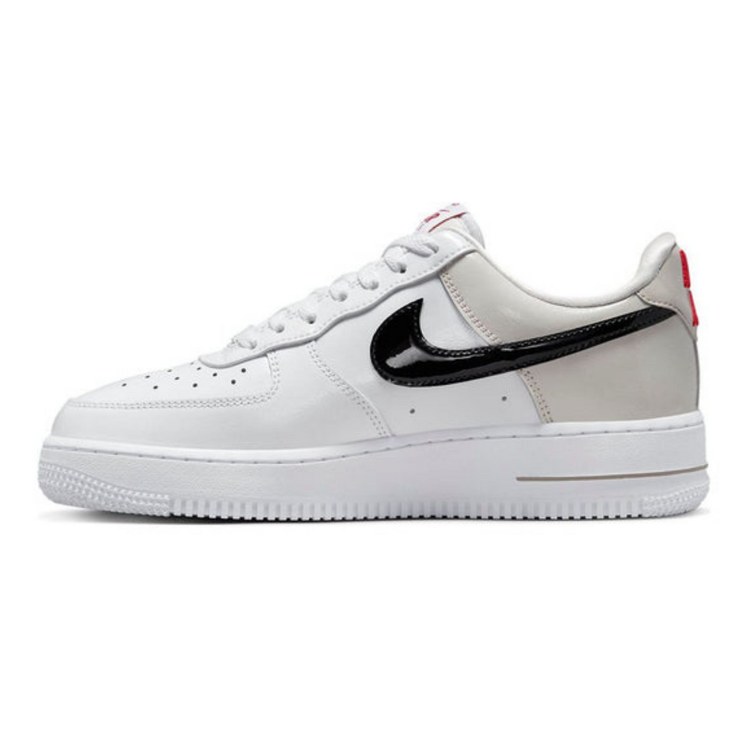 Nike Air Force 1 '07 Essential 'White Iron Ore Patent'- Streetwear Fashion - helmiss.com