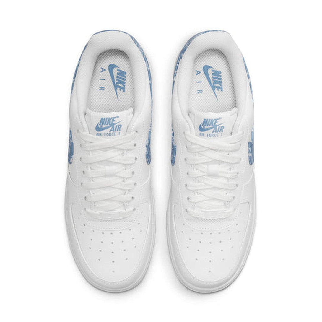 Nike Air Force 1 '07 Essentials 'Blue Paisley'- Streetwear Fashion - helmiss.com