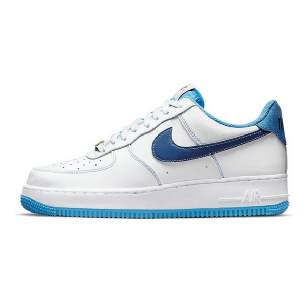 Nike Air Force 1 '07 'First Use - White University Blue'- Streetwear Fashion - helmiss.com