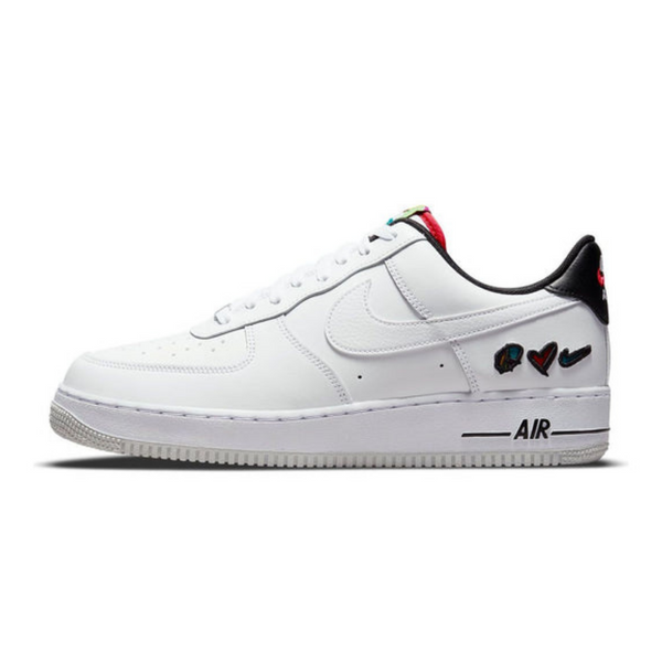 Nike Air Force 1 '07 LV8 3 'Peace Love Nike'- Streetwear Fashion - helmiss.com