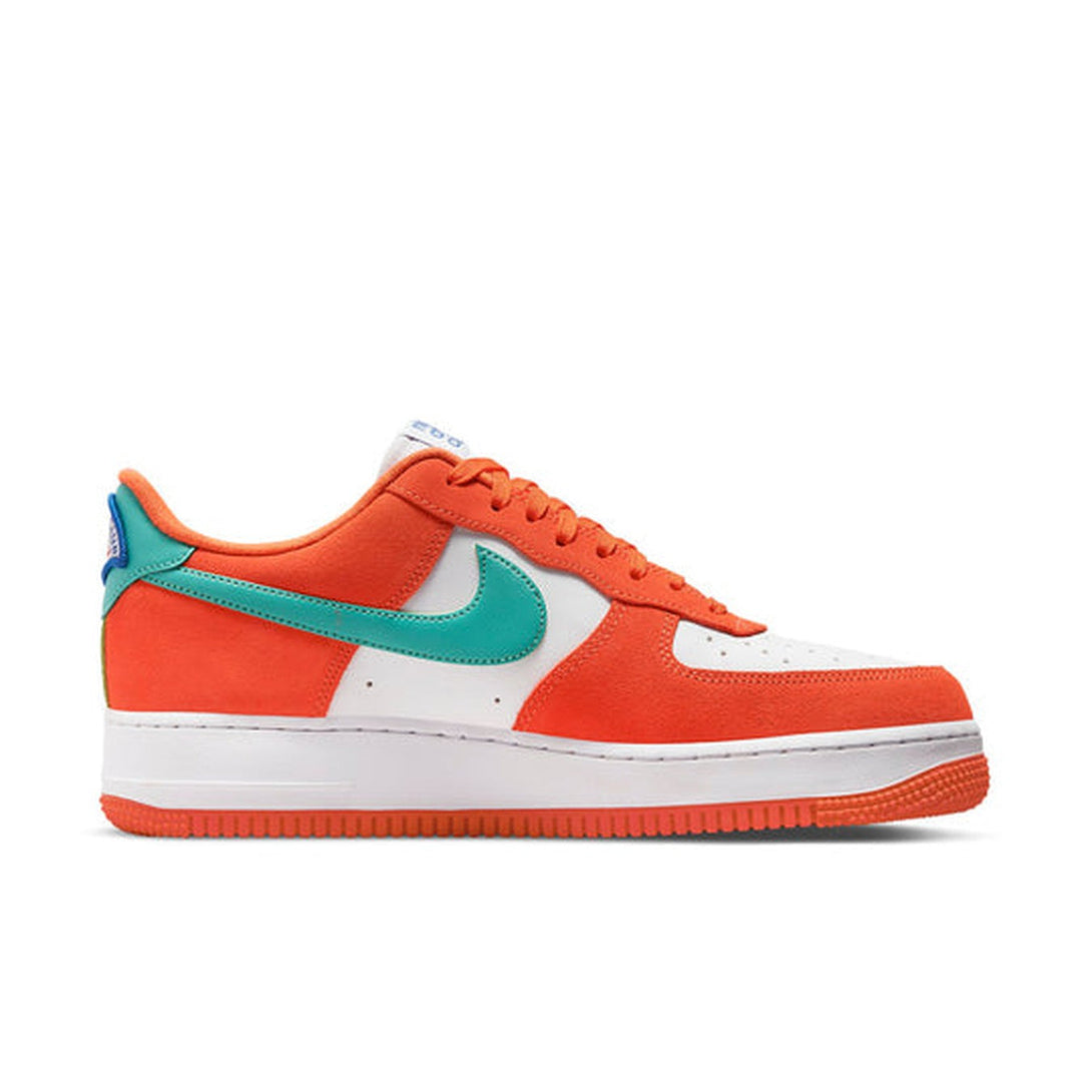 Nike Air Force 1 '07 LV8 'Athletic Club - Rush Orange Washed Teal'- Streetwear Fashion - helmiss.com