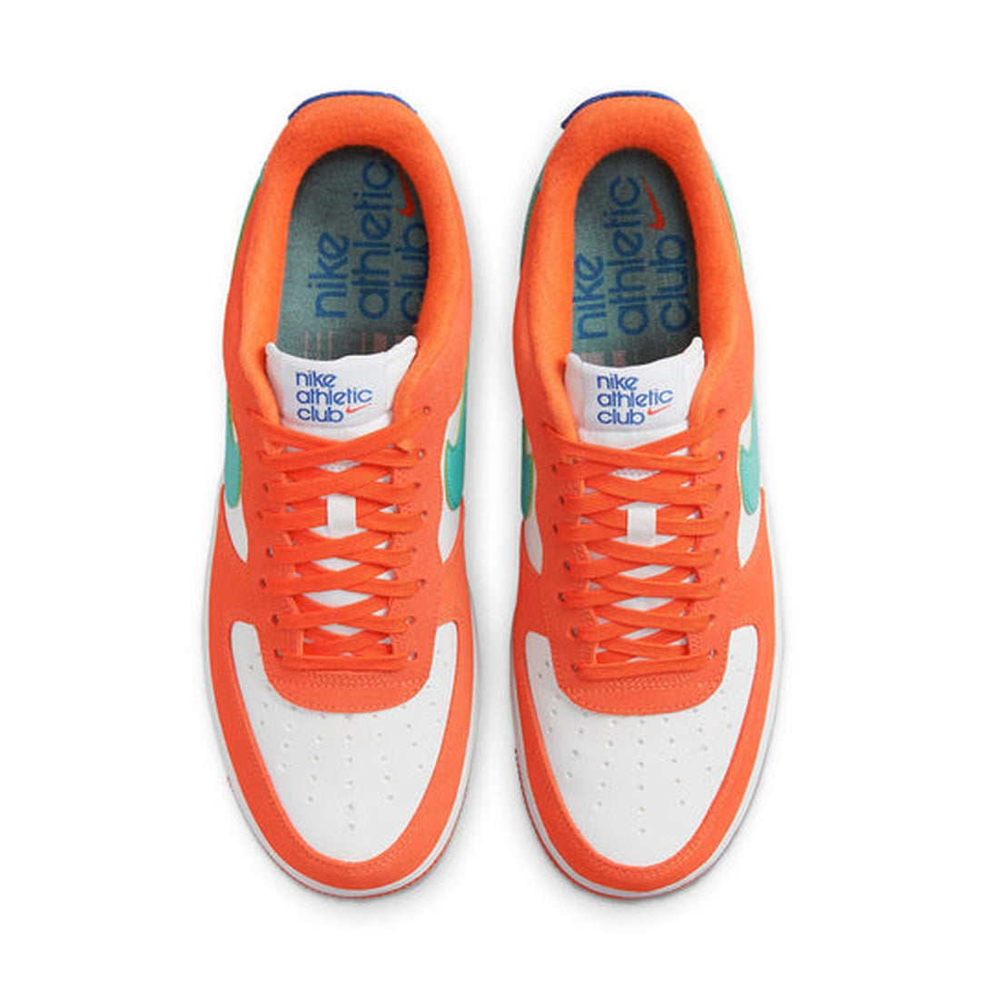 Nike Air Force 1 '07 LV8 'Athletic Club - Rush Orange Washed Teal'- Streetwear Fashion - helmiss.com