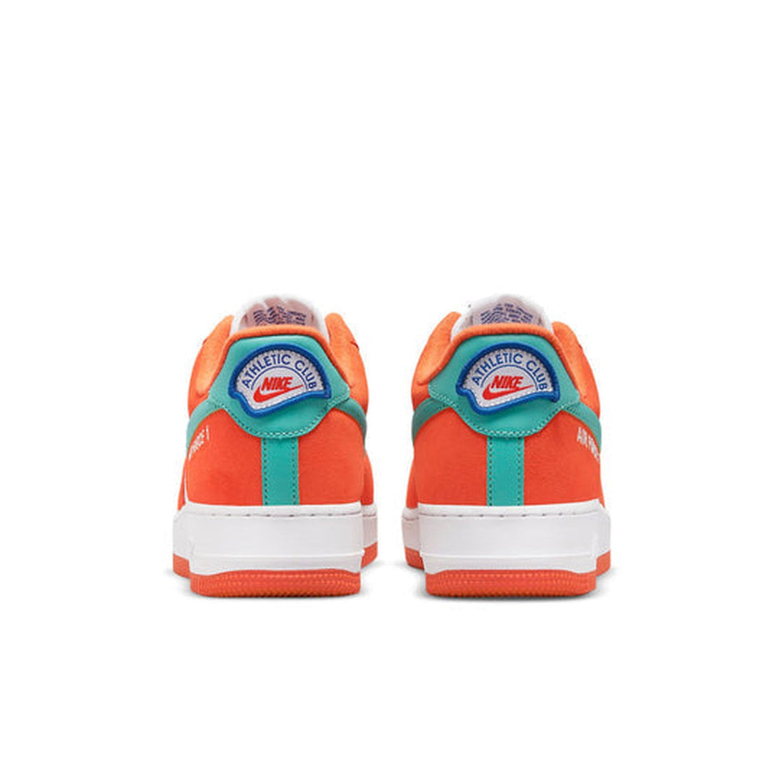 Nike Air Force 1 '07 LV8 'Athletic Club - Rush Orange Washed Teal'- Streetwear Fashion - helmiss.com