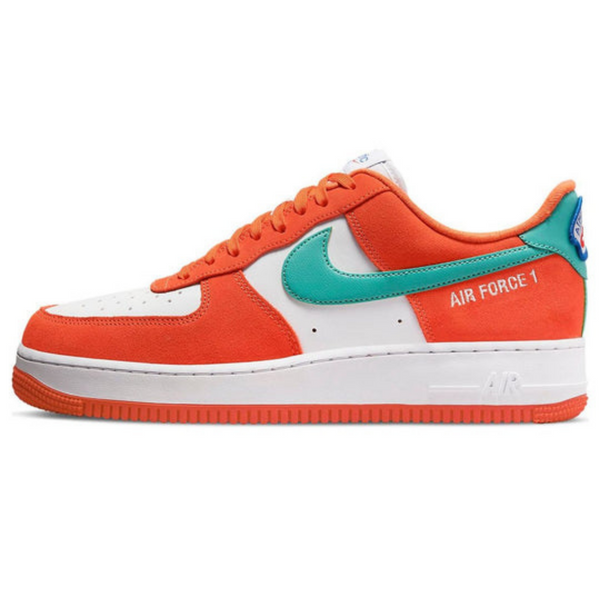 Nike Air Force 1 '07 LV8 'Athletic Club - Rush Orange Washed Teal'- Streetwear Fashion - helmiss.com