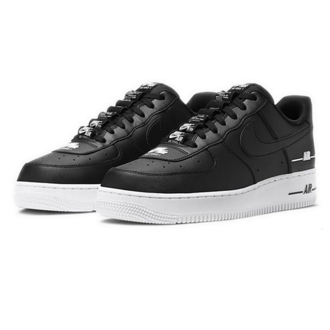 Nike Air Force 1 '07 LV8 'Double Air Pack - Black'- Streetwear Fashion - helmiss.com