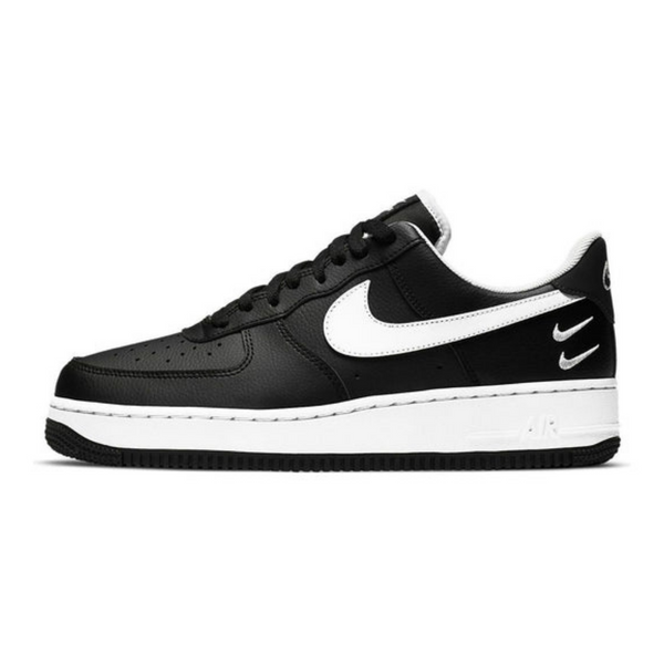 Nike Air Force 1 '07 LV8 'Double Swoosh - Black White'- Streetwear Fashion - helmiss.com