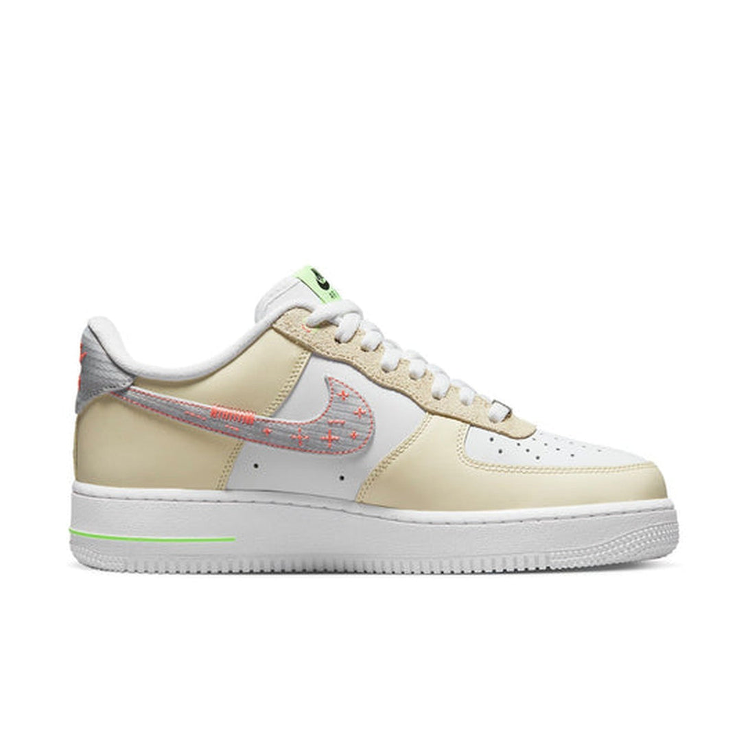 Nike Air Force 1 '07 LV8 'Just Stitch It - White Shade Green'- Streetwear Fashion - helmiss.com