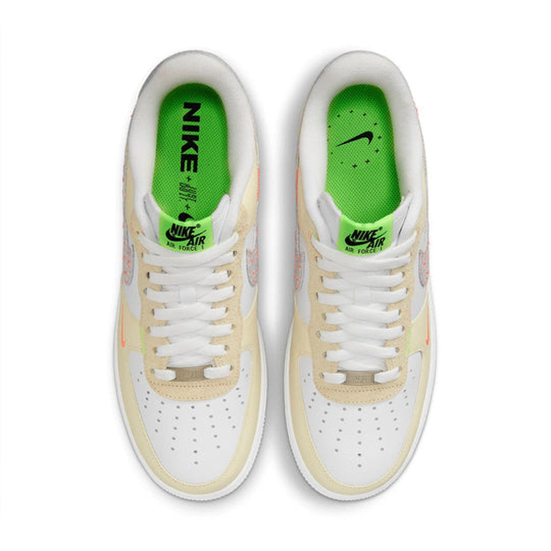 Nike Air Force 1 '07 LV8 'Just Stitch It - White Shade Green'- Streetwear Fashion - helmiss.com