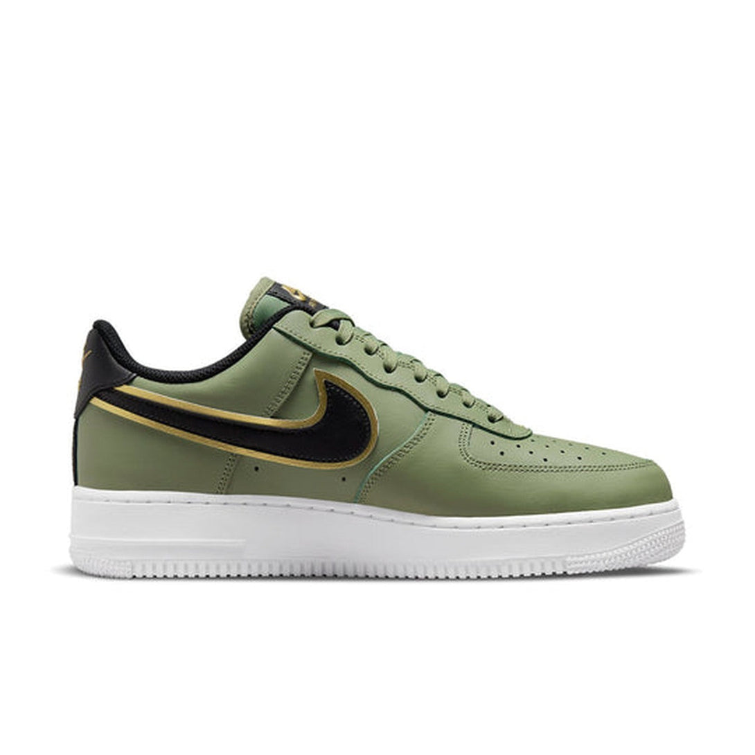 Nike Air Force 1 '07 LV8 'Metallic Swoosh Pack - Oil Green'- Streetwear Fashion - helmiss.com