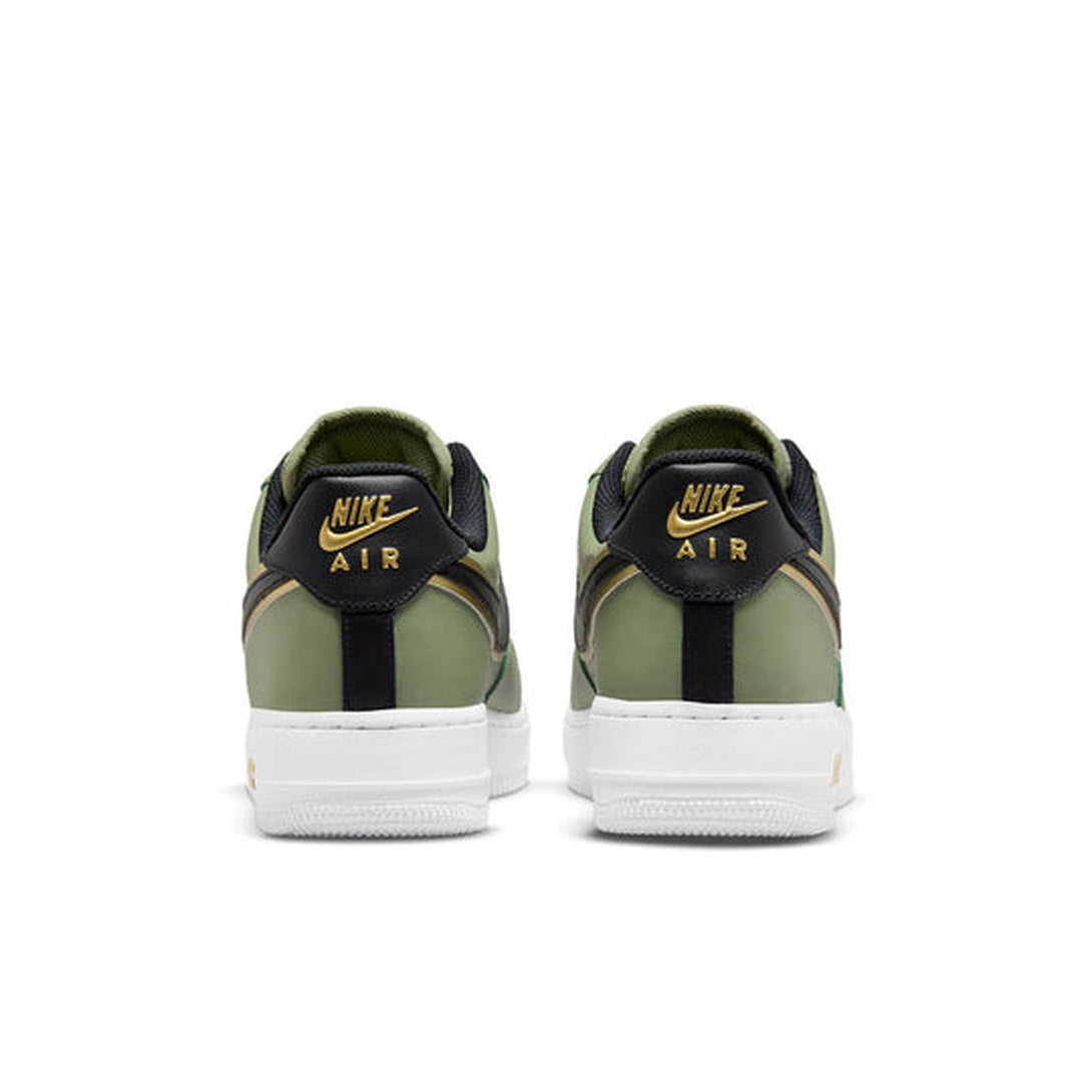 Nike Air Force 1 '07 LV8 'Metallic Swoosh Pack - Oil Green'- Streetwear Fashion - helmiss.com