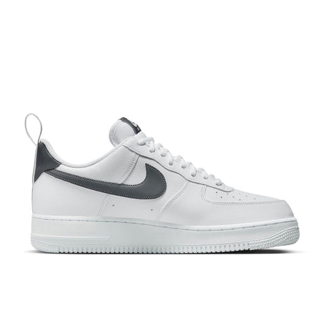 Nike Air Force 1 '07 LV8 UT 'White Metallic Dark Grey'- Streetwear Fashion - helmiss.com