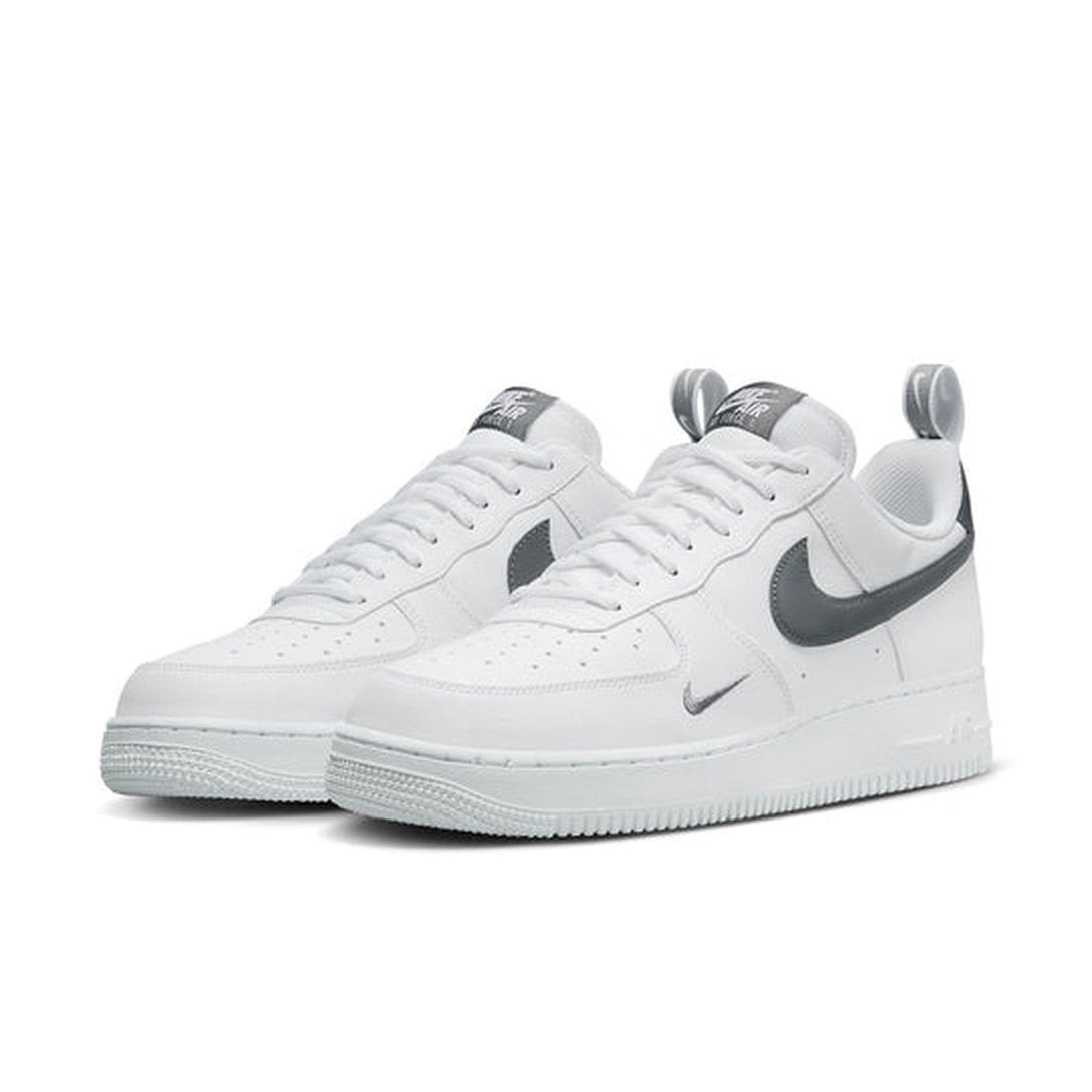 Nike Air Force 1 '07 LV8 UT 'White Metallic Dark Grey'- Streetwear Fashion - helmiss.com