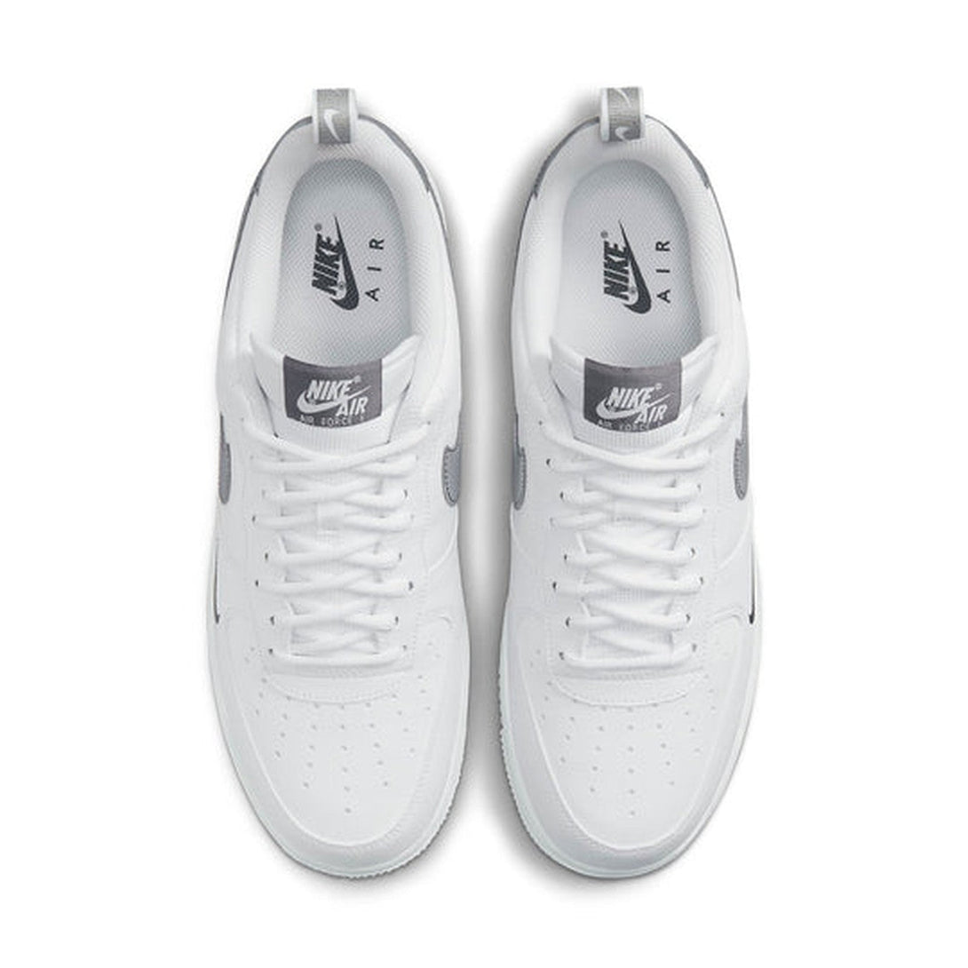 Nike Air Force 1 '07 LV8 UT 'White Metallic Dark Grey'- Streetwear Fashion - helmiss.com