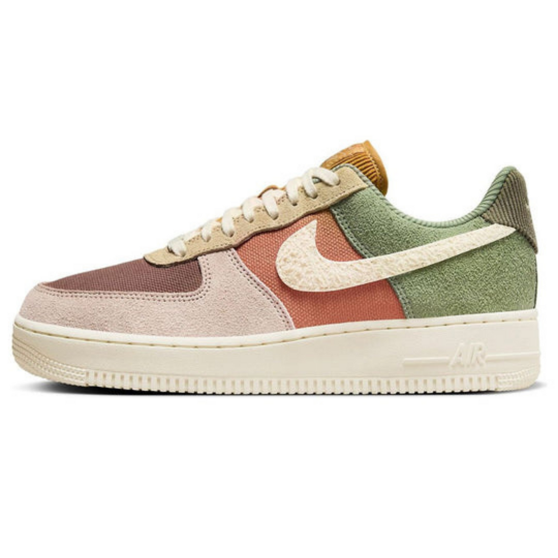 Nike Air Force 1 '07 LX 'Oil Green Terra Blush'- Streetwear Fashion - helmiss.com