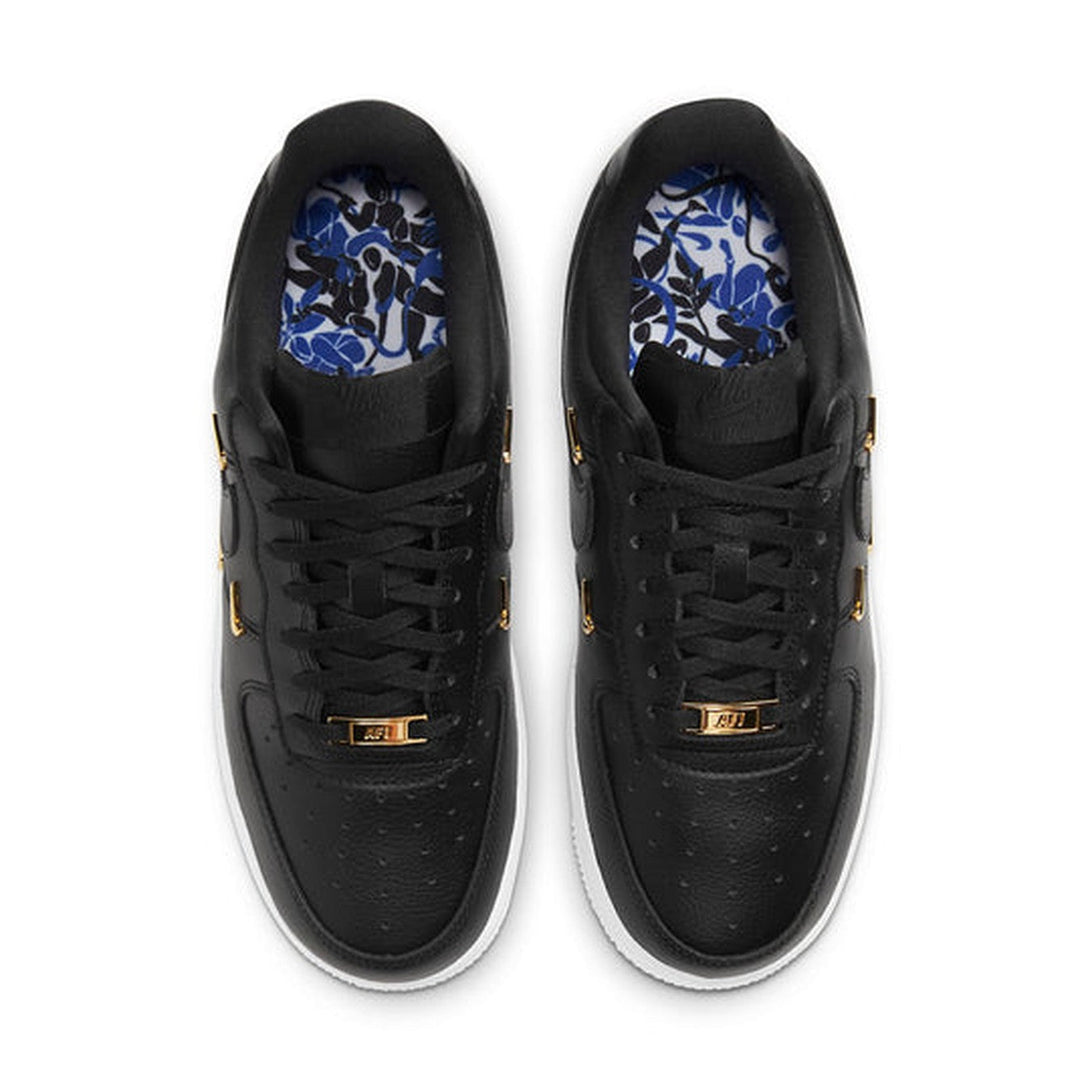 Nike Air Force 1 '07 LX 'Sisterhood - Black Metallic Gold'- Streetwear Fashion - helmiss.com