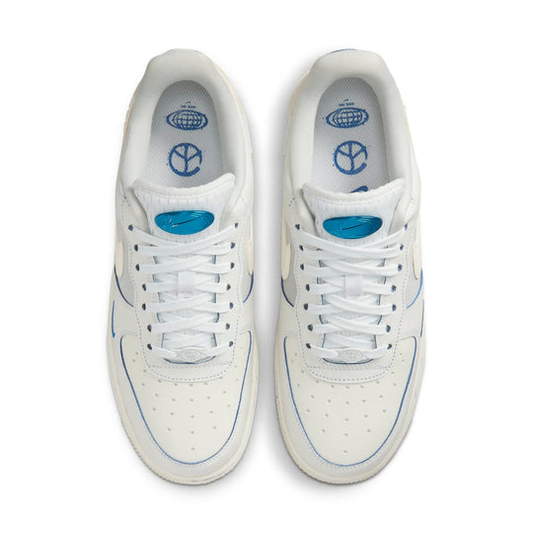 Nike Air Force 1 '07 LX 'Worldwide Pack - Sail Game Royal'- Streetwear Fashion - helmiss.com