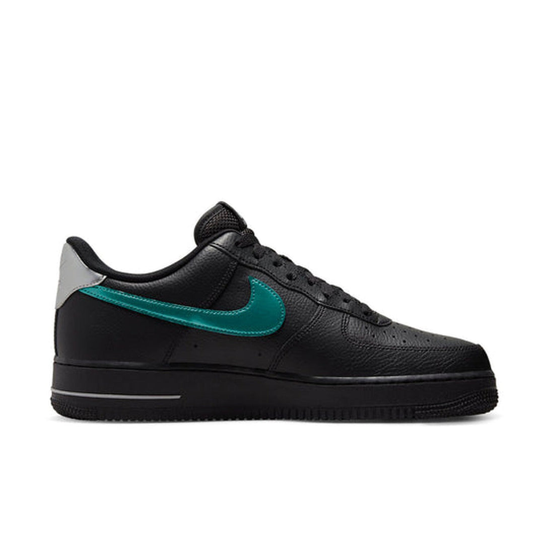 Nike Air Force 1 '07 Low 'Black Blue Lightning'- Streetwear Fashion - helmiss.com