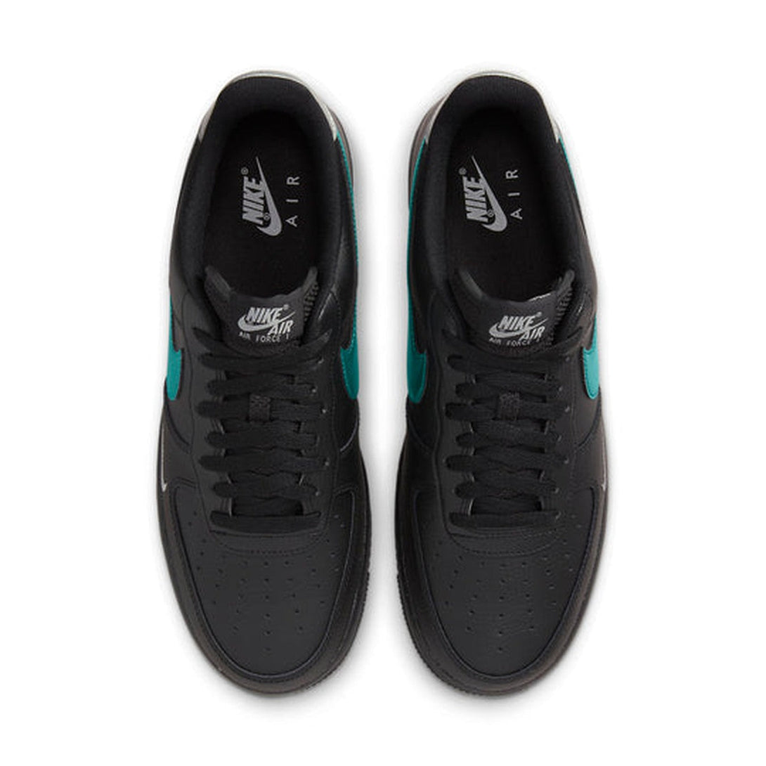 Nike Air Force 1 '07 Low 'Black Blue Lightning'- Streetwear Fashion - helmiss.com