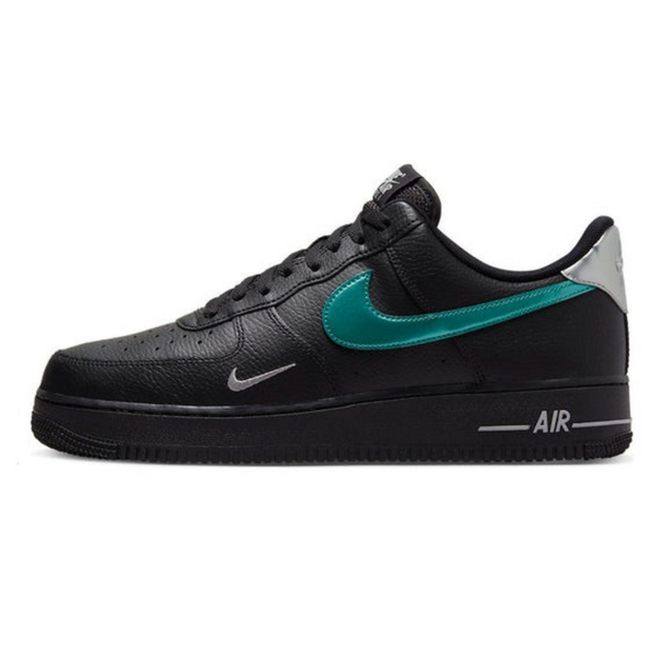 Nike Air Force 1 '07 Low 'Black Blue Lightning'- Streetwear Fashion - helmiss.com