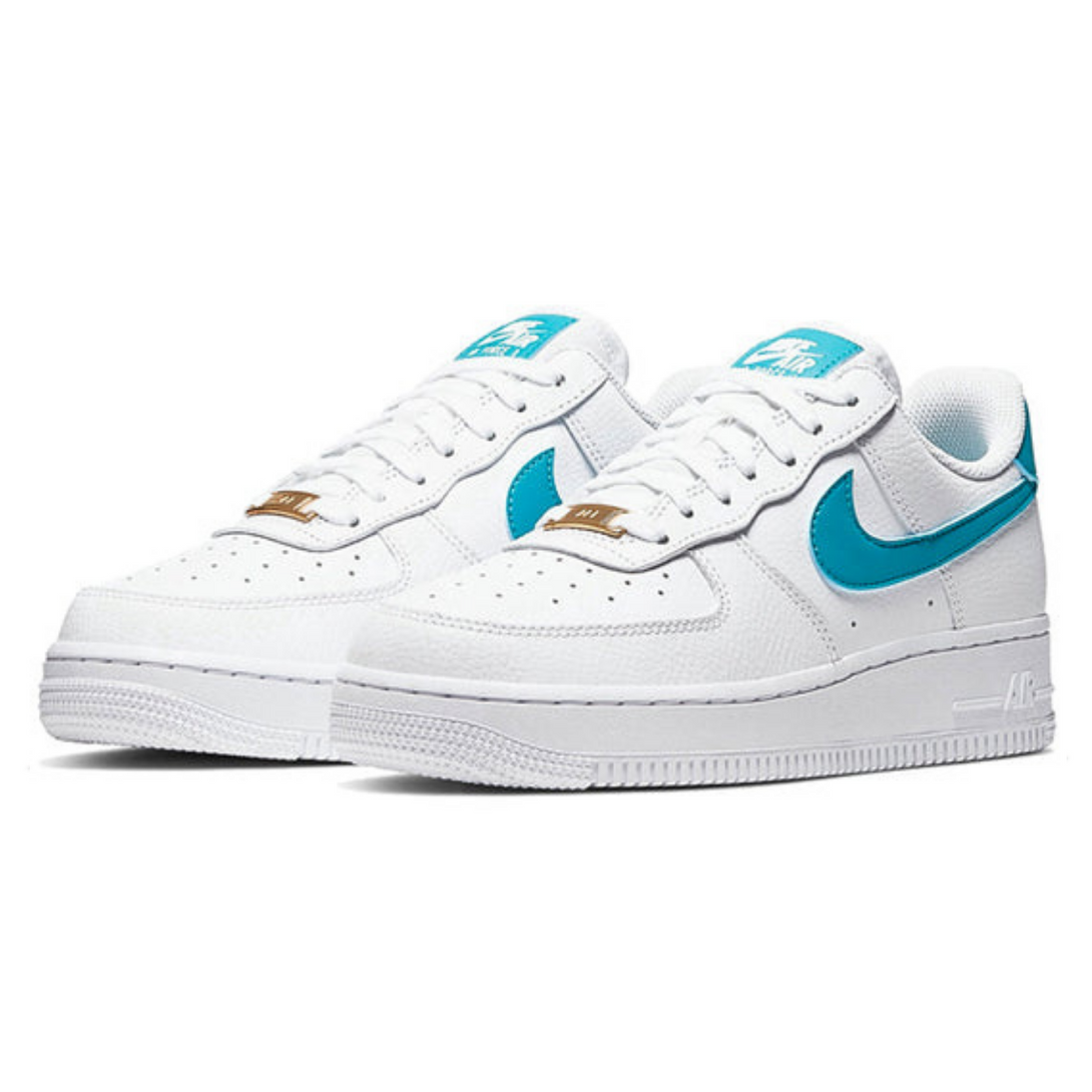 Nike Air Force 1 '07 Low 'Teal Nebula'- Streetwear Fashion - helmiss.com