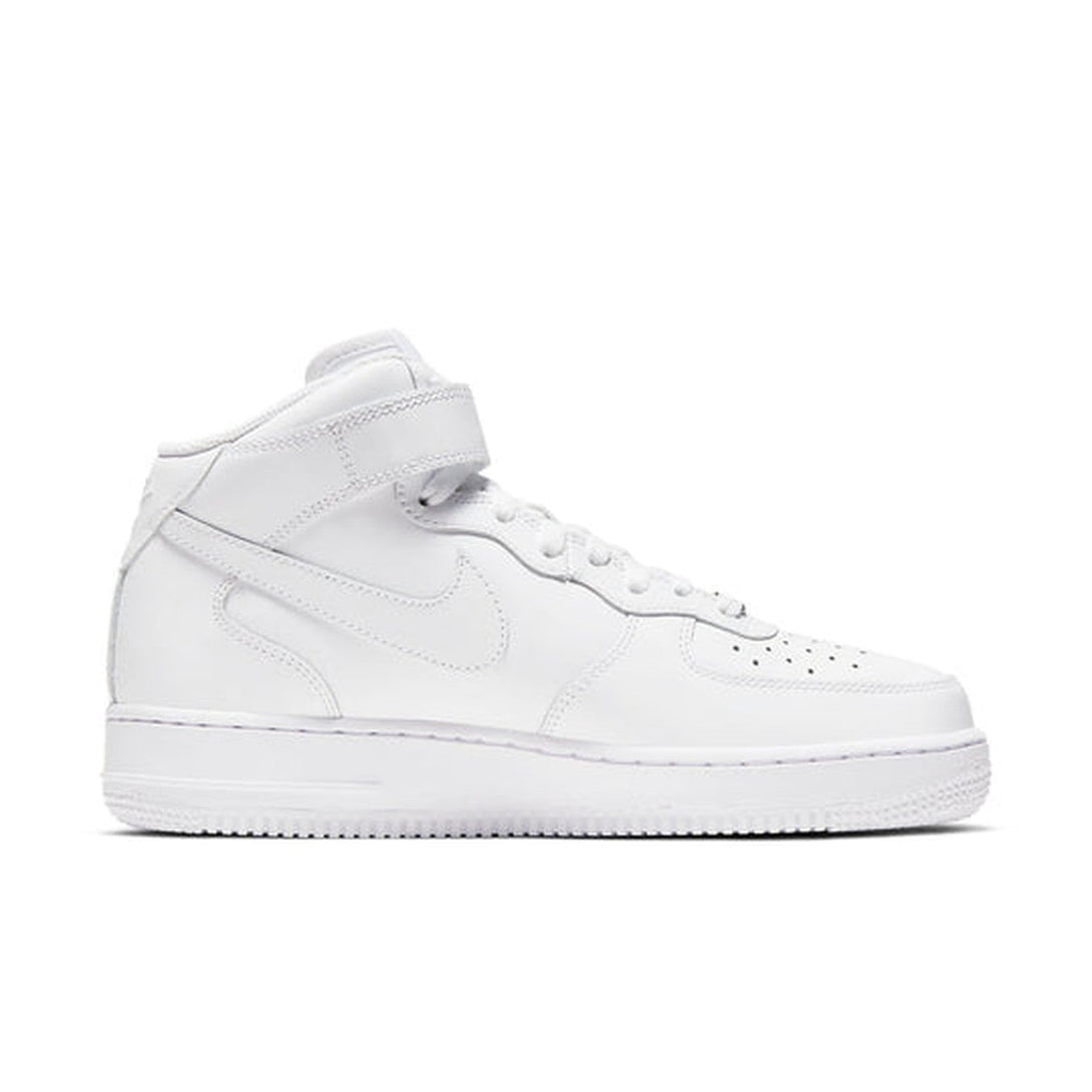 Nike Air Force 1 '07 Mid 'Triple White'- Streetwear Fashion - helmiss.com