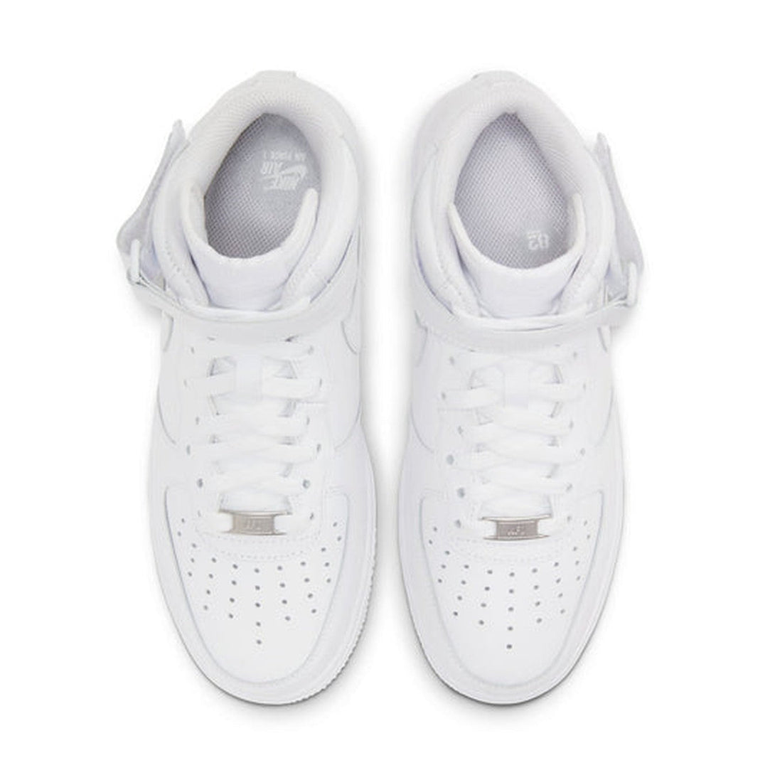 Nike Air Force 1 '07 Mid 'Triple White'- Streetwear Fashion - helmiss.com