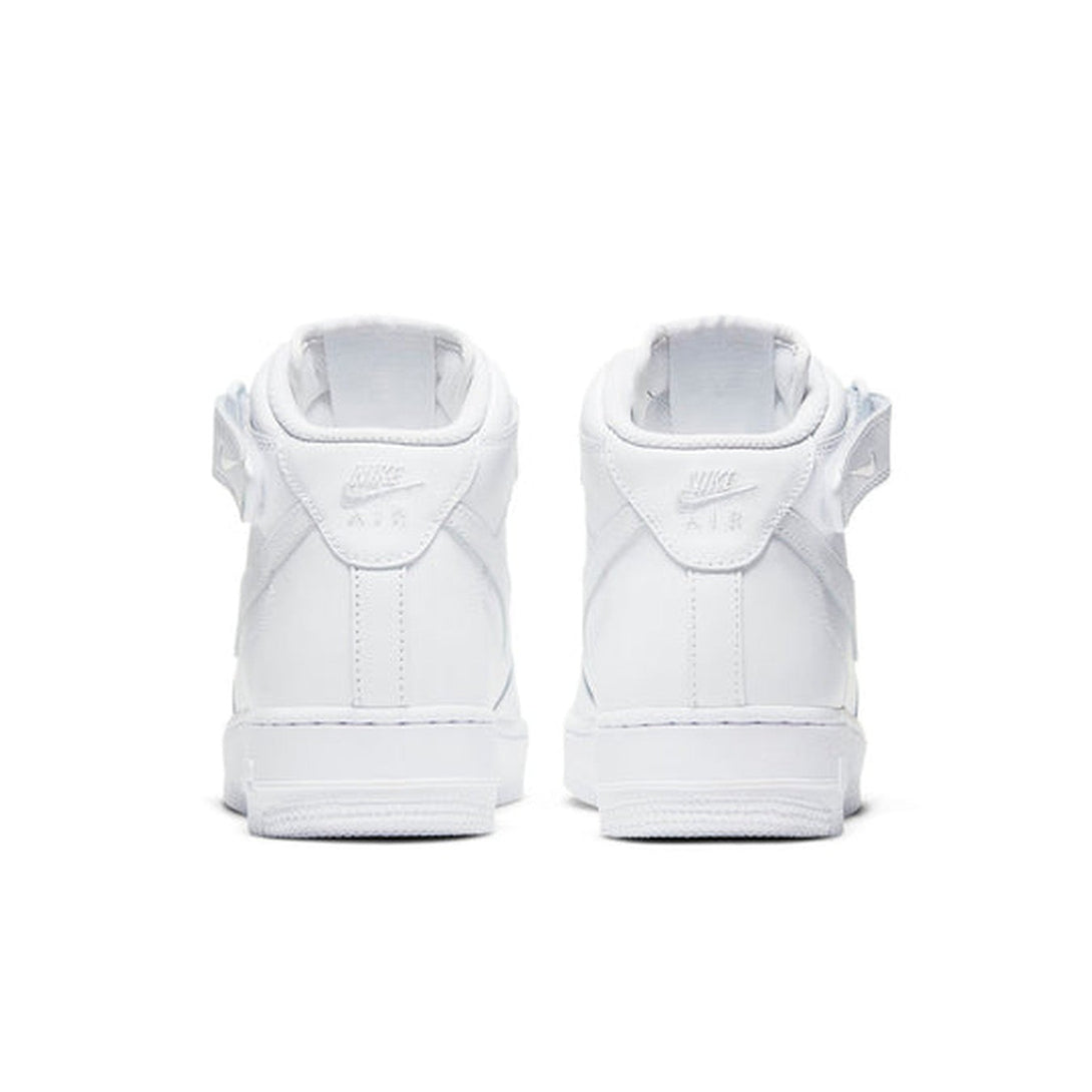 Nike Air Force 1 '07 Mid 'Triple White'- Streetwear Fashion - helmiss.com