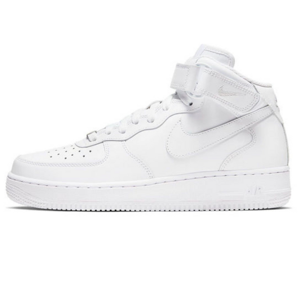 Nike Air Force 1 '07 Mid 'Triple White'- Streetwear Fashion - helmiss.com