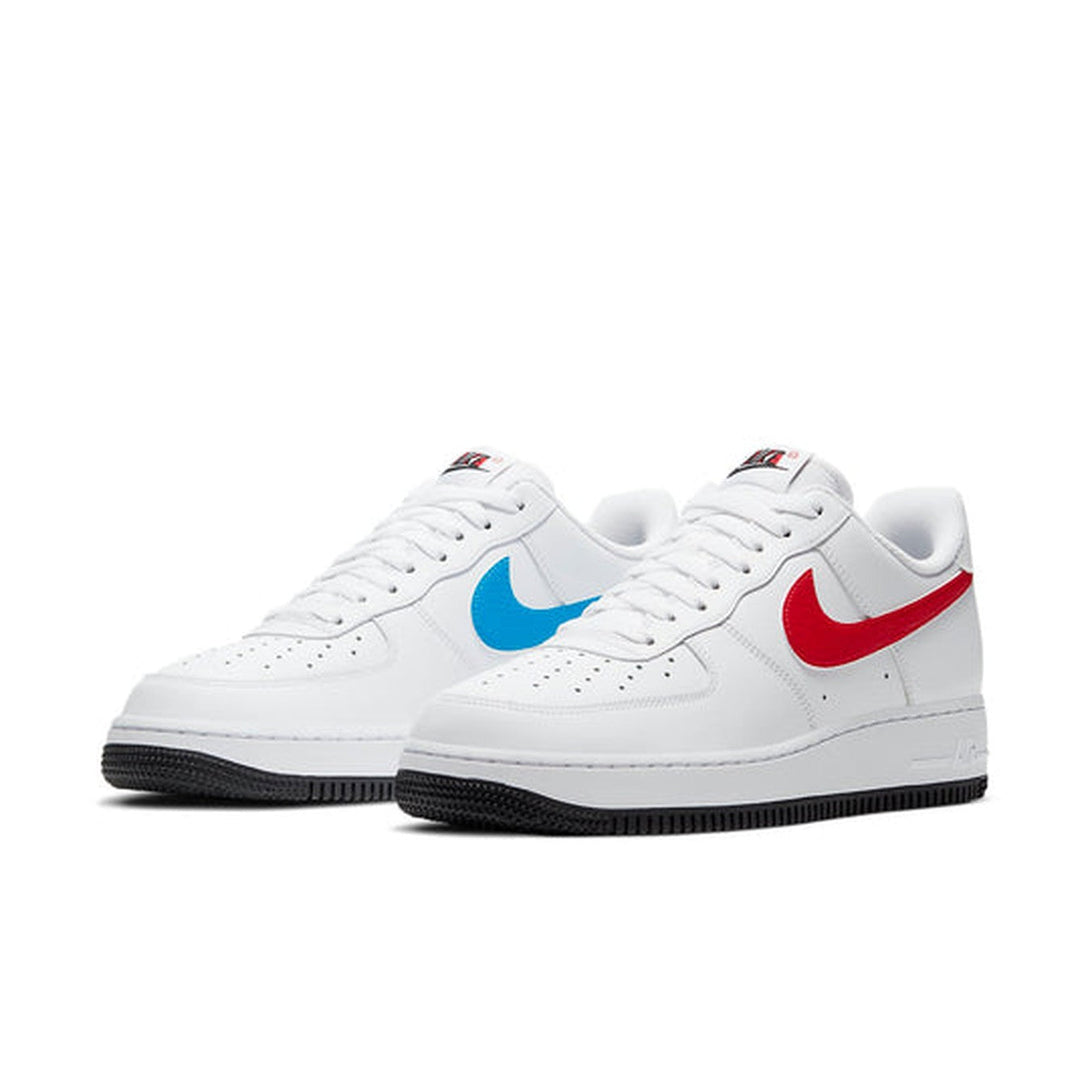 Nike Air Force 1 '07 'Mismatched Swooshes - White'- Streetwear Fashion - helmiss.com