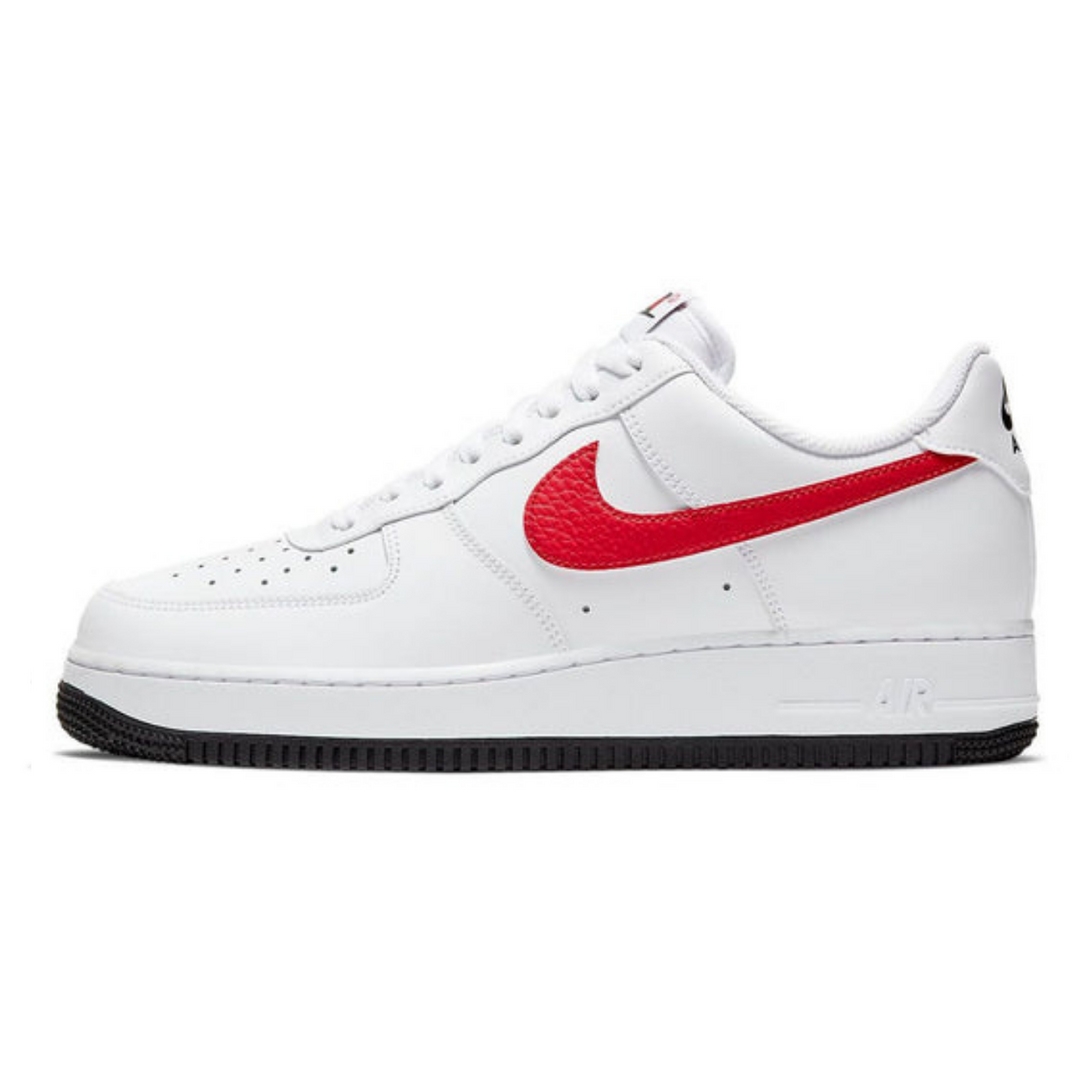 Nike Air Force 1 '07 'Mismatched Swooshes - White'- Streetwear Fashion - helmiss.com