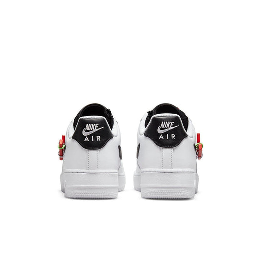 Nike Air Force 1 '07 Premium 'Carabiner - White Habanero Red'- Streetwear Fashion - helmiss.com