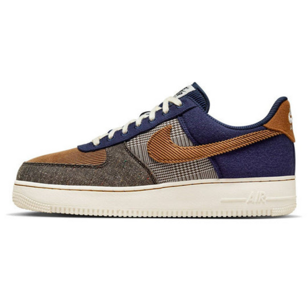 Nike Air Force 1 '07 Premium 'Tweed Corduroy'- Streetwear Fashion - helmiss.com