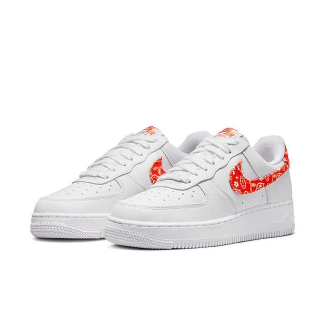 Nike Air Force 1 '07 'Rush Orange Paisley'- Streetwear Fashion - helmiss.com