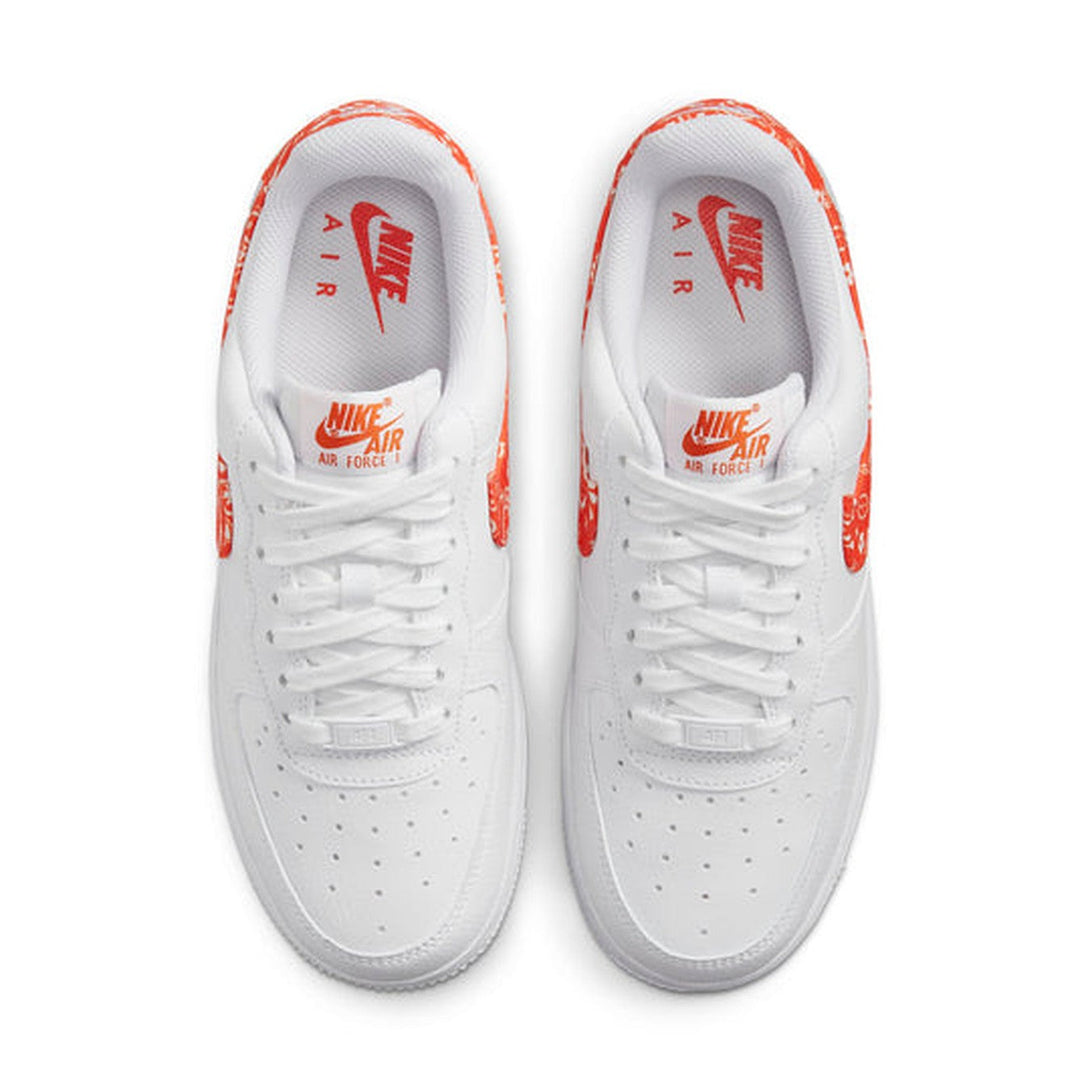 Nike Air Force 1 '07 'Rush Orange Paisley'- Streetwear Fashion - helmiss.com