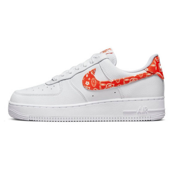 Nike Air Force 1 '07 'Rush Orange Paisley'- Streetwear Fashion - helmiss.com