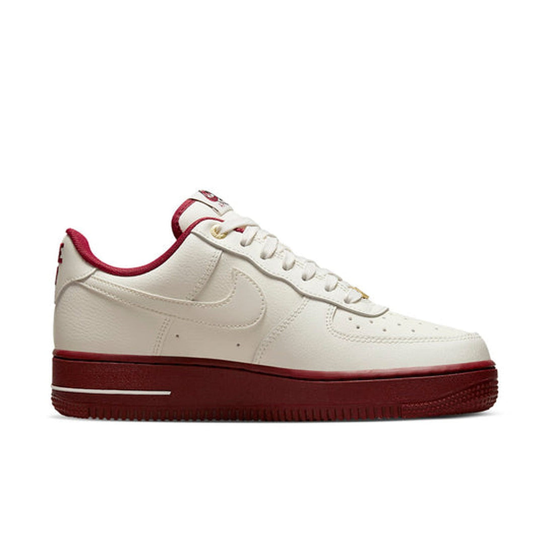 Nike Air Force 1 '07 SE '40th Anniversary - Sail Team Red'- Streetwear Fashion - helmiss.com