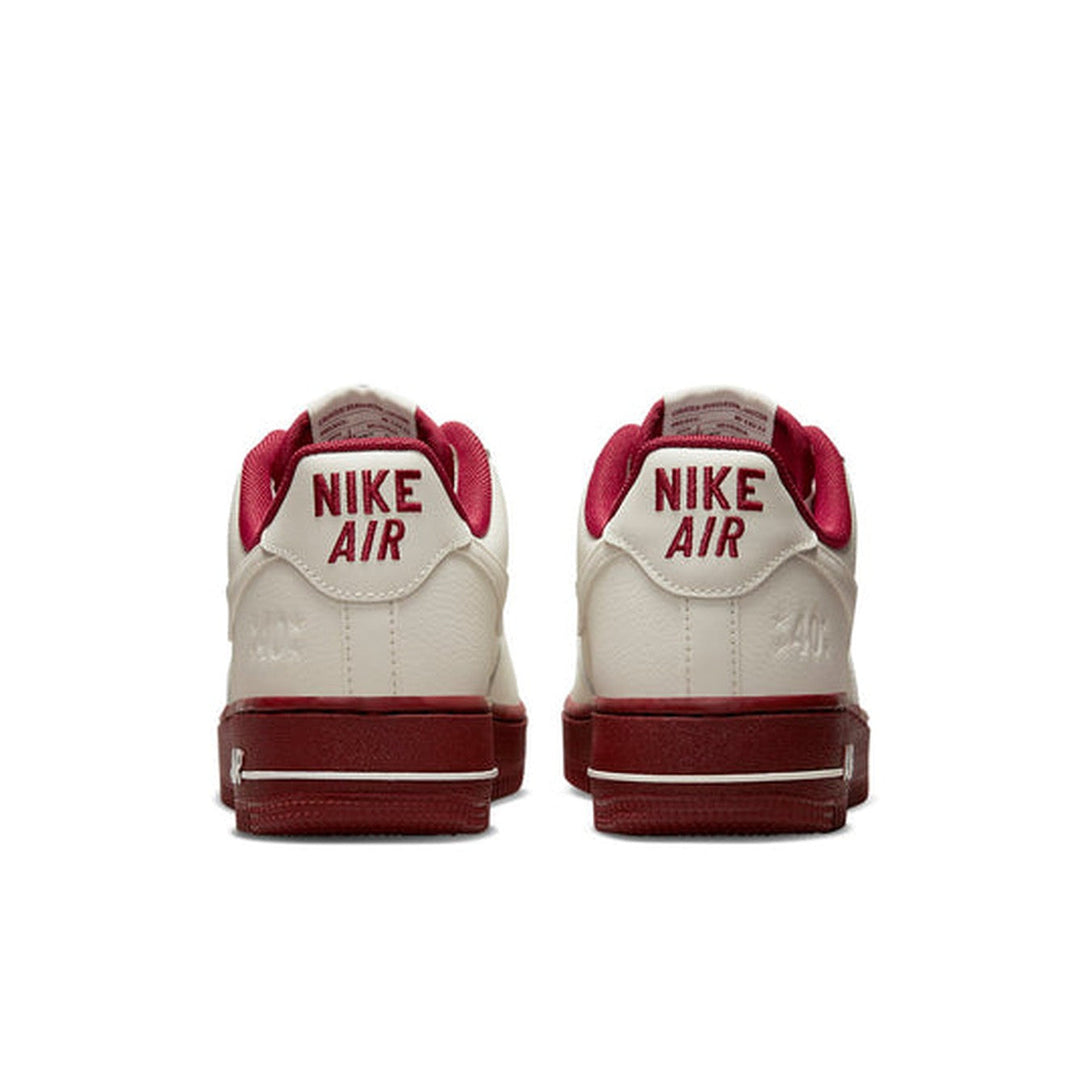 Nike Air Force 1 '07 SE '40th Anniversary - Sail Team Red'- Streetwear Fashion - helmiss.com