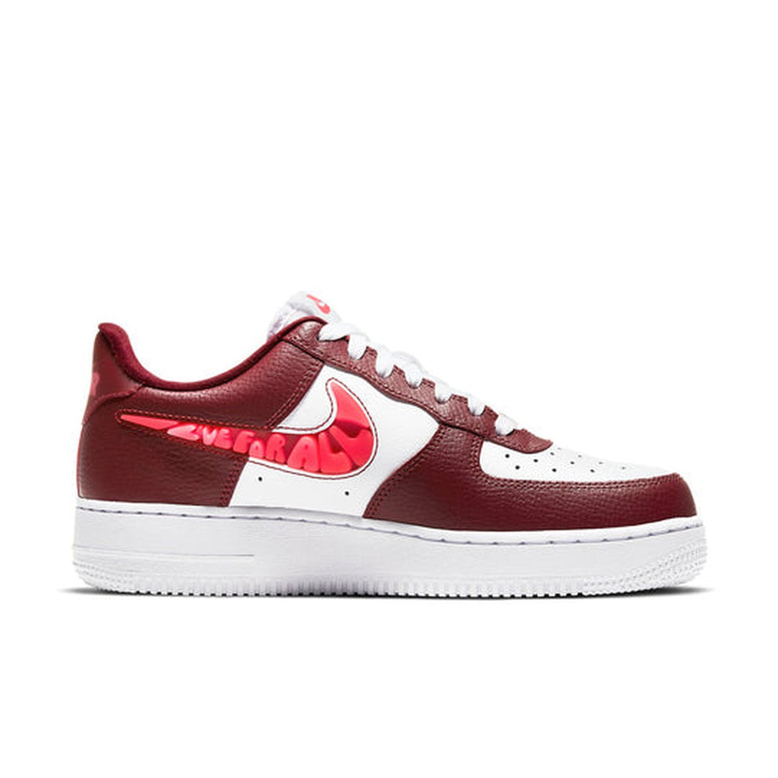 Nike Air Force 1 '07 SE 'Love For All - Team Red'- Streetwear Fashion - helmiss.com