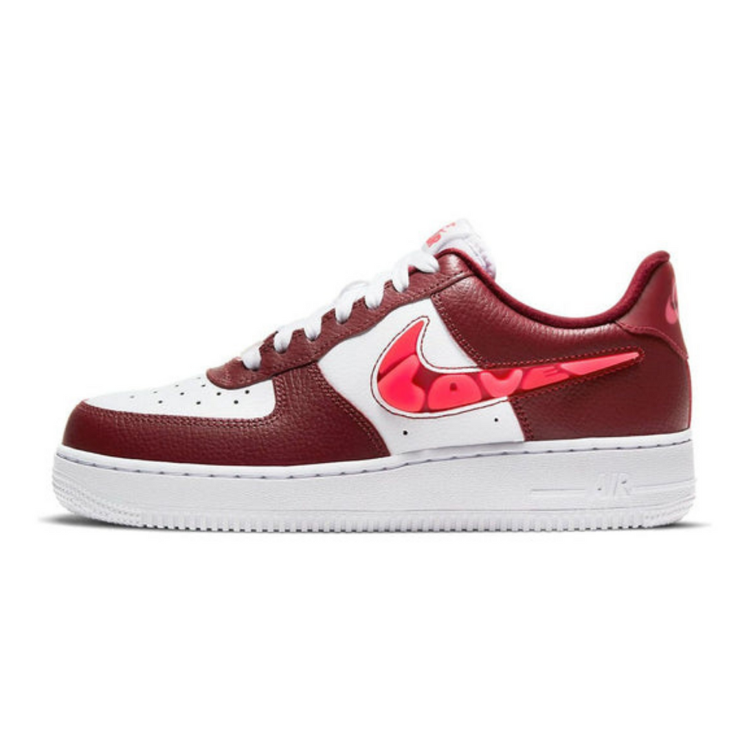 Nike Air Force 1 '07 SE 'Love For All - Team Red'- Streetwear Fashion - helmiss.com